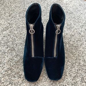 Zara Heel Ankle Boots with Zip